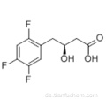 (3S) -2 &#39;, 4&#39;, 5&#39;-Trifluor-3-hydroxybenzolbutansäure CAS 868071-17-4